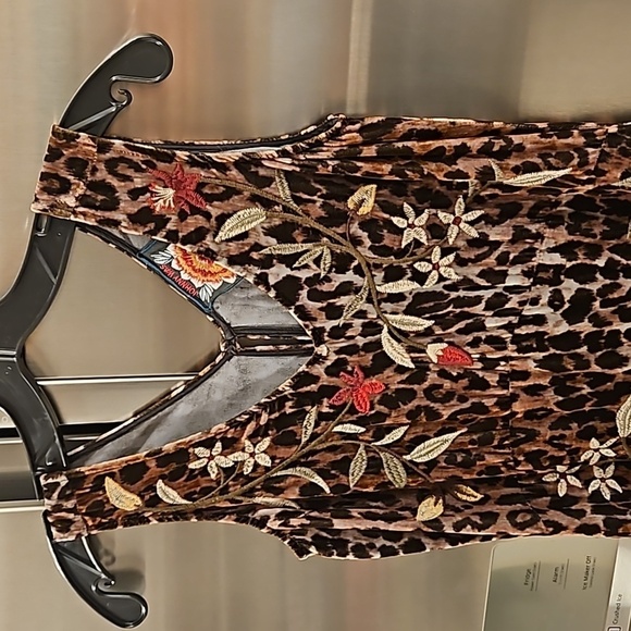 💕JOHNNY WAS💕 Penelope Maxi Tank Dress ~ Floral Butteryfly Embroidered XXS NWOT - Picture 13 of 16